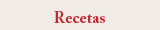 Recetas